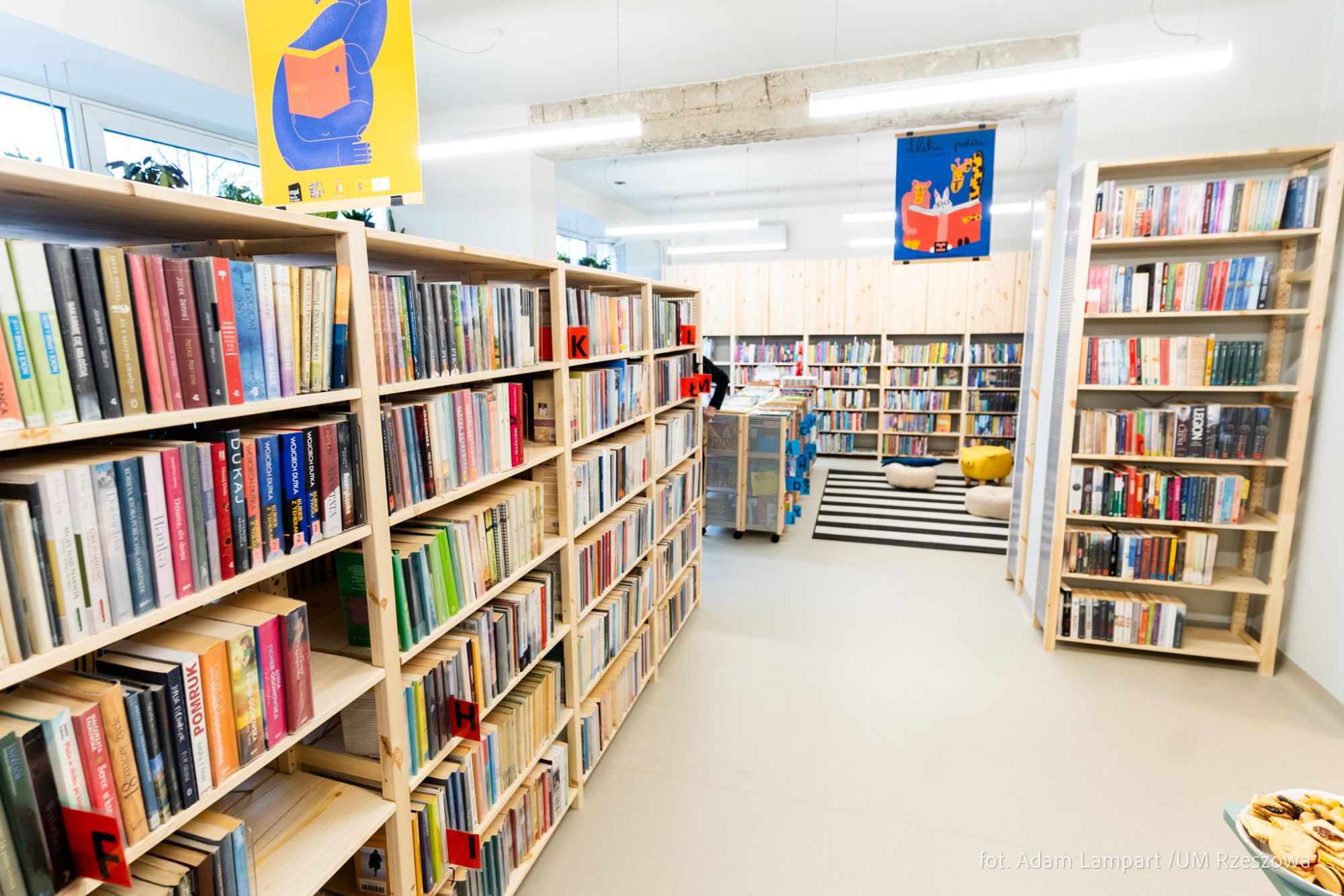 zdjęcia z otwarcia wyremontowanej Wojew&oacute;dzkiej i Miejskiej Biblioteki Publicznej przy ulicy Okulickiego w Rzeszowie, fot. Adam Lampart, Urząd Miasta Rzeszowa